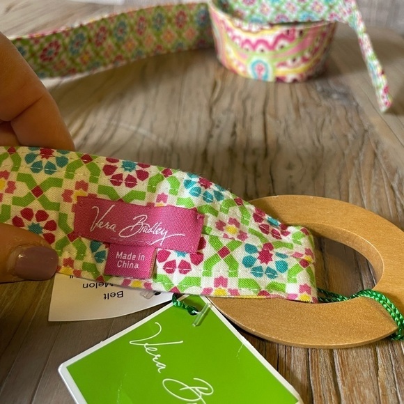 Vera Bradley Capri Melon Reversible Fabric Belt NWT - Picture 4 of 5